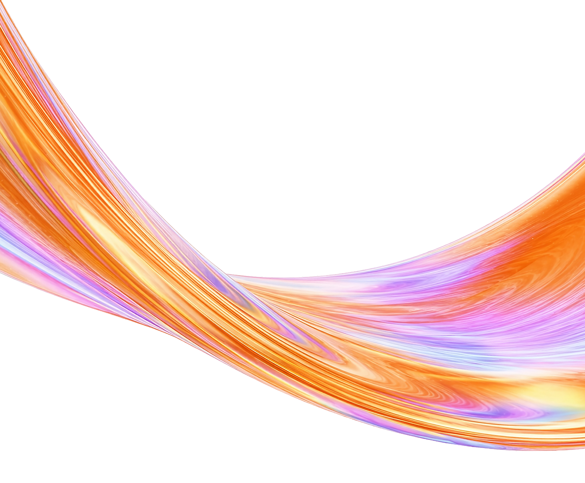 decorative orange ribbon in background