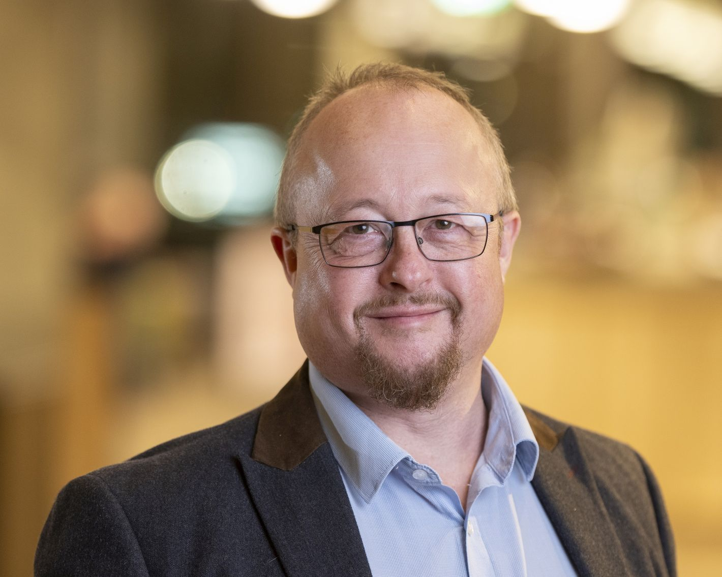 Professor Adam le Gresley, guest speaker at the London Cancer District